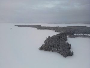 Talvikuva Pitkäniemestä