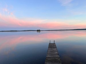 Näkymä Juojärvelle kesällä 2026, Tirriluoto näkyvissä
