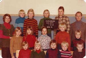 Koulukuva vuodelta 1978-79